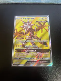 Xurkitree GX 142/156 Sun & Moon Ultra Prism Ultra Rare Full Art Pokemon TCG Card - Image 1
