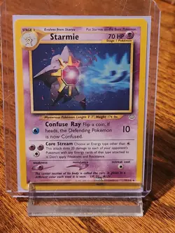 Pokemon Starmie Rare Card Neo Revelation 25/64 25 NM - Image 1