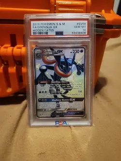Pokemon TCG Greninja GX Full Art Shiny Holo Rare Card SV56/SV94 - Image 1