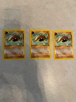 Pokemon TCG Kabuto Fossil 1st Edition Common Card 50/62 NM Condition - Image 1