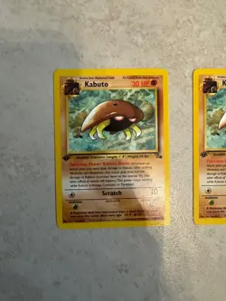 Pokemon TCG Kabuto Fossil 1st Edition Common Card 50/62 NM Condition - Image 2