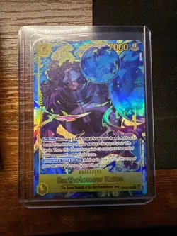 One Piece Card - OP12-119 Bartholomew Kuma (SEC) Alt Art English NM/M - Image 1