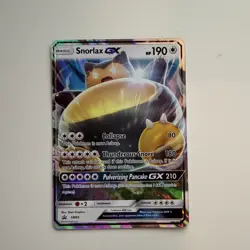 Pokemon TCG Snorlax GX Black Star Promo Card SM05 NM/Mint - Image 1