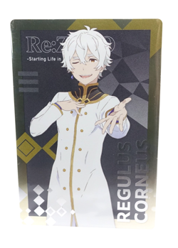 Regulus Re:Zero Metallic Wafer Anime Collectible Trading Card - Image 1
