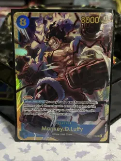 Monkey D. Luffy OP11-118 SEC A Fist of Divine Speed ONE PIECE Card Game English - Image 1