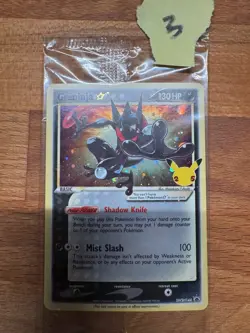 Pokemon TCG Greninja Gold Star SWSH144 Celebrations Black Star Promo Card Sealed - Image 1