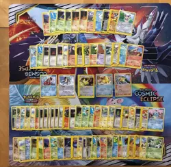 Vintage Pokemon Card Lot E Series Fire Psyduck Squirtle Bulbasaur 81 Cards - Image 1