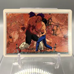 Yusuke & Chu Yuyu Hakusho Anime Amada Trading Card No.85 Japan aa793 - Image 1