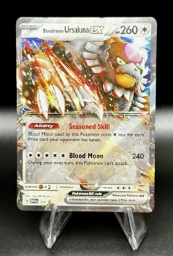 Bloodmoon Ursaluna ex 177 Sv:Scarlet & Violet Promo Cards - Image 1