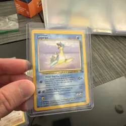 Vintage Pokemon Cards With Holo Lapras - Image 2