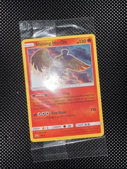 Shining Ho-Oh #SM70 Black Star PROMO Holo Foil SEALED Sun Moon Pokemon Card TCG - Image 1