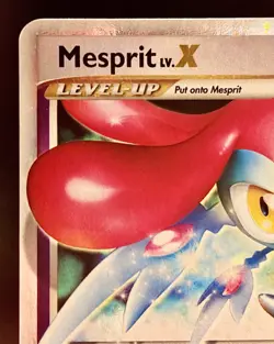 NM- Mesprit LV.X Pokemon Card | Ultra Rare Holo | D&P Legends Awakened 143/146 - Image 3