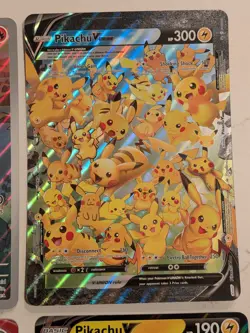 Lot of Jumbo Pokemon Cards - Pikachu, Pikachu Union, Victini - Image 4