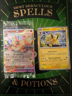 Flareon ex - 014/131 Prismatic Evolutions Stamp holofoil Promo Card NM - Image 1