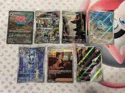 Pokemon Scarlet and Violet 151 Cards Lot Of 7 Illustration Rares + SIR NM-M - Image 1
