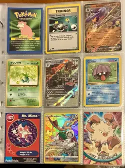 Vintage Pokemon Card Collection - No Binder Lot 5 Pages - Holo - Modern LP/NM - Image 3