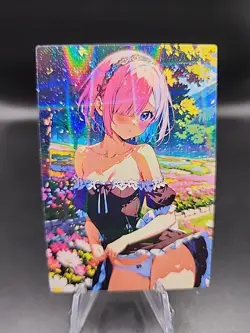 Ram Re Zero Anime Waifu Card Doujin ACG Goddess Holo - Image 1