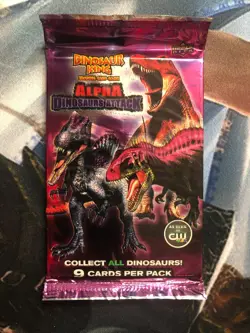 Dinosaur King "Alpha Dinosaur Attack" Sealed 9-Card booster pack - Image 1