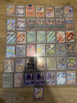 Pokemon TCG Mixed Card Lot of 43 Full Arts, Illustration Rares & More Pack Fresh - Image 1