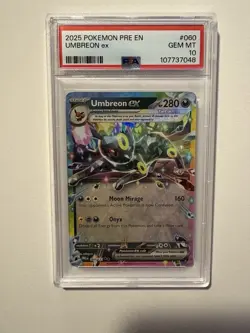 PSA 10 Pokemon TCG Umbreon EX 60/131 Double Rare Holo Card Prismatic Evolutions - Image 1