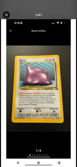 Reserved listing Pokemon Lot - 8 Cards - Image 1