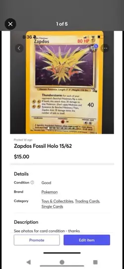Reserved listing Pokemon Lot - 8 Cards - Image 2