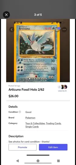 Reserved listing Pokemon Lot - 8 Cards - Image 3