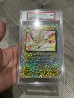 Pokemon Legendary Collection Dark Raichu #S3 Reverse Holo Box Topper PSA 9 Card - Image 1