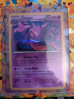 Pokemon Gengar TCG XY Breakthrough Holo Rare Card 60/162 (Cosmos) - Image 1
