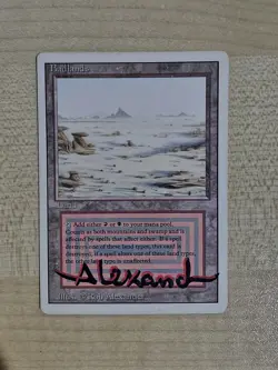 MTG Badlands Revised Shadow Signed LP+/ MP+ - Image 1