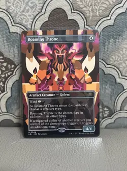 Roaming Throne (Borderless) The Lost Caverns of Ixalan Regular - Image 1