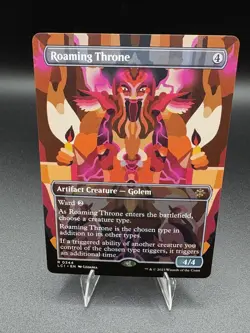 NM Borderless Roaming Throne, MTG, Lost Caverns of Ixalan, Magic, 344 - Image 1