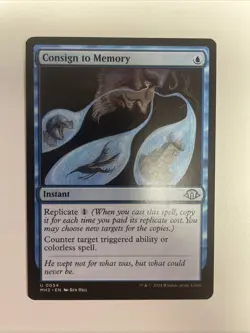 MTG Consign to Memory Modern Horizons 3 NM Uncommon #54 Non Foil Free Shipping - Image 1