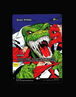 MTG: Beast Within (Borderless) #33 M Normal NM Marvel Universe Eternal-Legal - Image 1
