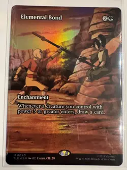 Elemental Bond (Borderless) Foil 40 Avatar (TLA) Eternal-Legal Magic MTG NM - Image 1