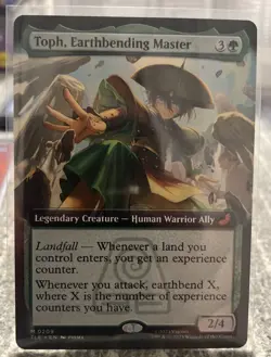 Toph Earthbending Master (Extended Art Foil) Avatar Last Airbender TLE (209) Mtg - Image 1