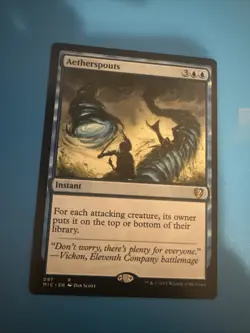 Aetherspouts Commander: Innistrad: Midnight Hunt Regular - Image 1