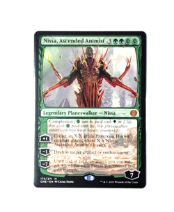 Magic The Gathering: Nissa, Ascended Animist Phyrexia: All Will Be One Regular N - Image 1