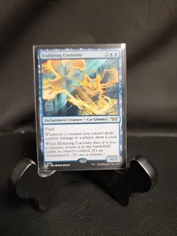 MTG Enduring Curiosity Duskmourn: House of Horror Regular (Pack Fresh) - Image 1