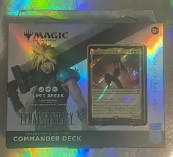 Magic MTG Final Fantasy Limit Break Collector's Edition Commander Deck *Creases* - Image 1