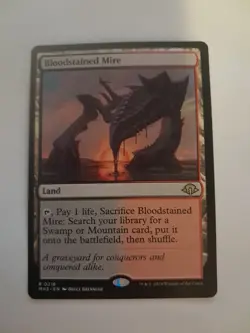 Bloodstained Mire NM MH3 Magic the Gathering MTG Modern Horizons 3 - Image 1