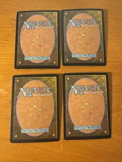 Artist Signed MTG Magic the Gathering 4x Sunpetal Grove Magic 2012 Jason Chan - Image 2