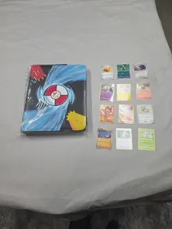 Pokemon Cards Lot With Binder - Image 1