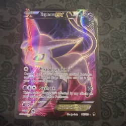 Espeon EX Full Art Holo Rare Pokemon TCG Card 117/122 Breakpoint XY - Image 1
