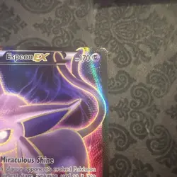 Espeon EX Full Art Holo Rare Pokemon TCG Card 117/122 Breakpoint XY - Image 4