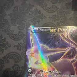 Espeon EX Full Art Holo Rare Pokemon TCG Card 117/122 Breakpoint XY - Image 5
