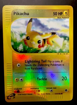 Pokemon Pikachu Expedition Base Set Reverse Holo 124/165 - Image 1