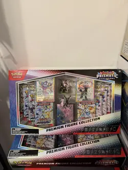 Pokemon TCG: Prismatic Evolutions Premium Figure Collection Factory Sealed Box - Image 1