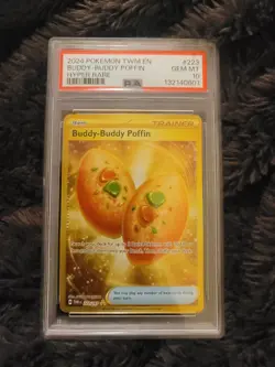 Pokemon Buddy-Buddy Poffin 223 PSA 10 GEM MINT Twilight Masquerade Hyper Rare - Image 1
