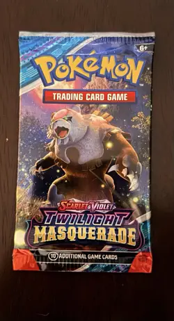 Pokemon TCG Twilight Masquerade Booster Pack - Factory Sealed - Image 1